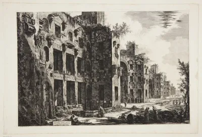 Sydmuren i Frigidariet i Diocletian's termer