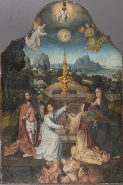 Symbolic representation of the Blood of Christ: Fons Pietatis