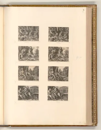 Szene aus dem Alten Testament und Neuen Testament