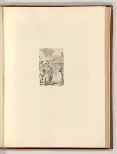Szene aus dem Leben des Papstes Clemens