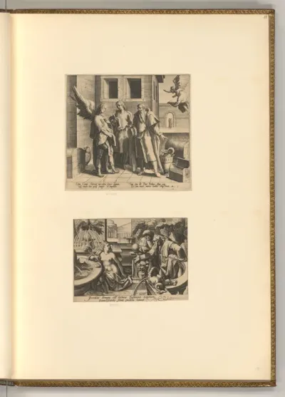 Szene aus dem Leben des Tobias; Susanna im Bade