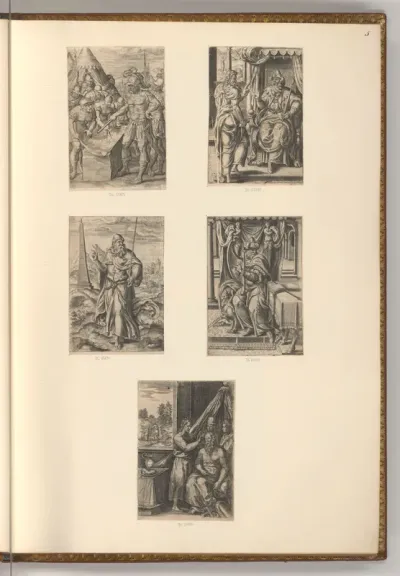 Szenen aus dem alten Testament