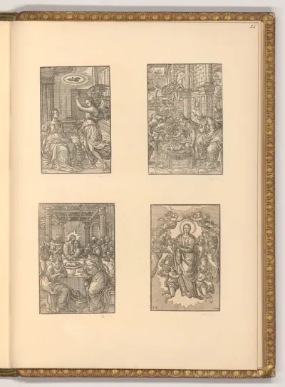 Szenen aus dem Leben Jesu und Maria (Buchillustration)