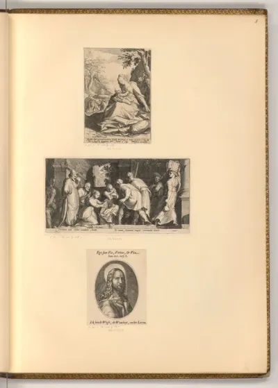 Szenen aus dem Leben Jesu und Maria; Christus