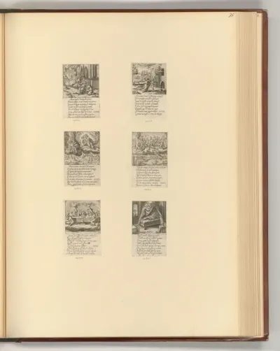 Szenen aus der Geschichte von Amor und Psyche