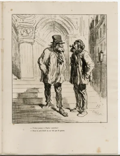 T'allais jamais a l'Eglise, from Album du Siége