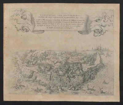 t Ghevecht van Oosterweel onder de gouvernante Margarita. Ann. 1567.