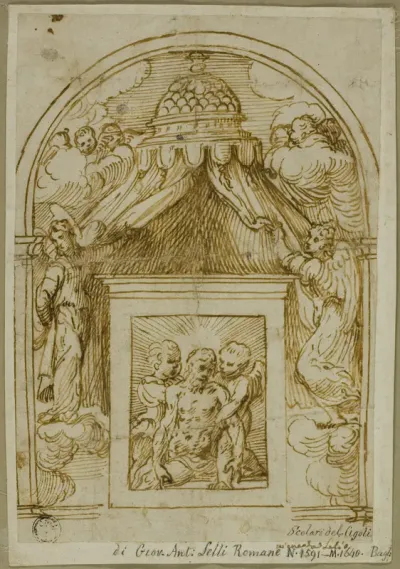 Tabernacle with Man of Sorrows