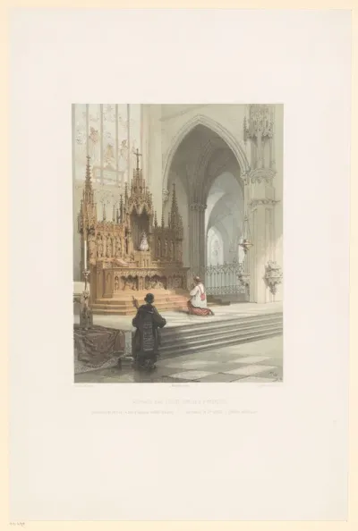 Tabernakel in de Sint-Michiel en Sint-Goedelekathedraal te Brussel