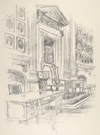 Table and Chair, Signers' Room, Independence Hall