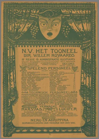 Tableau de la Troupe van 'Het Tooneel'
