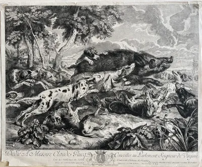 Tableau du Salon du Chateau de Virginie