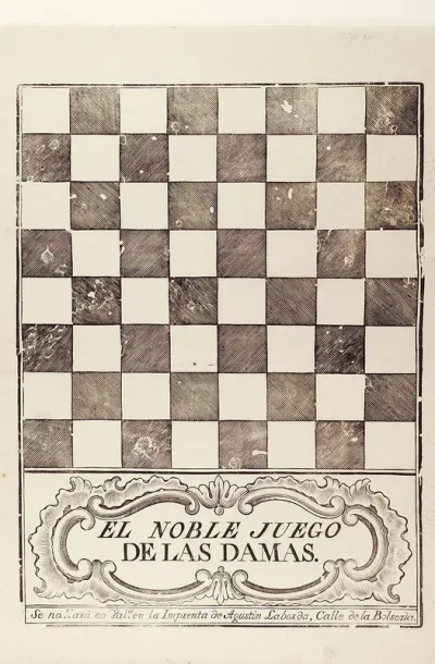 [Tablero de damas] [Material Gráfico].]