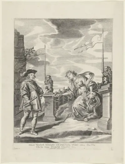 Tabula I. A tutelari Gandavensium Virgine excipitur