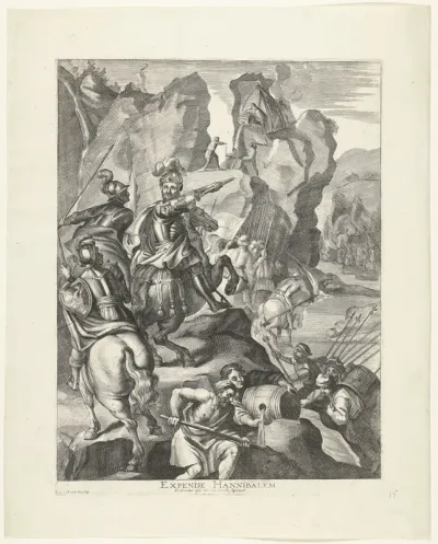 Tabula III. Hannibal cum exercitu Alpes transmittit