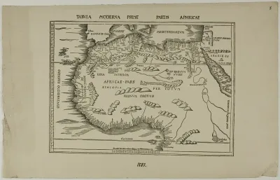 Tabula Moderna Prime Partis Aphricae