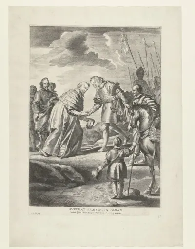 Tabula V. Cardinalis Infans Colonia Agrippinae ab Electoribus Principibusque excipitur