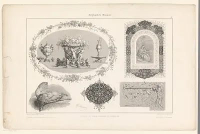 Tafel, vazen en missaaldecoraties