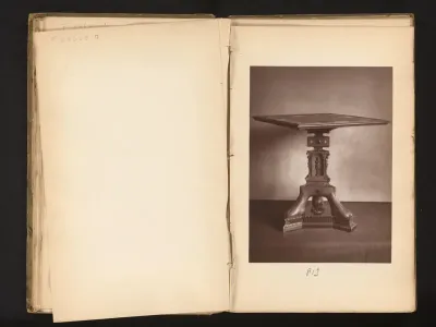 Tafel voor een schaakbord, uit de collectie van Christopher Beckett Denison