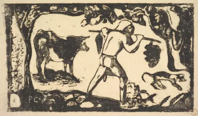 Tahitian Carrying Bananas