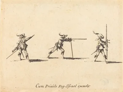 Taking the Firing Position with the Musket