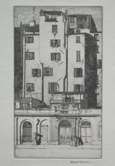 Tall Houses, Menton