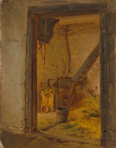 Tallin sisäkuva, harjoitelma