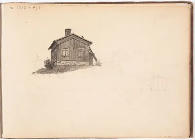 Talo. Todennäk. 1880-luvun jälkipuol.