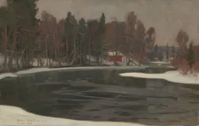Talvimaisema Karjaalta