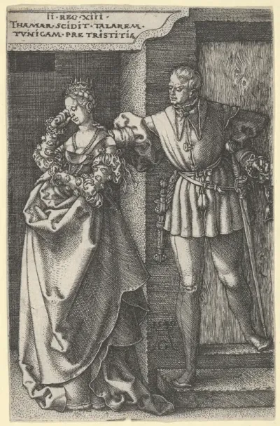 Tamar Turned Out of Amnon's House, from "The Story of Amnon and Tamar"