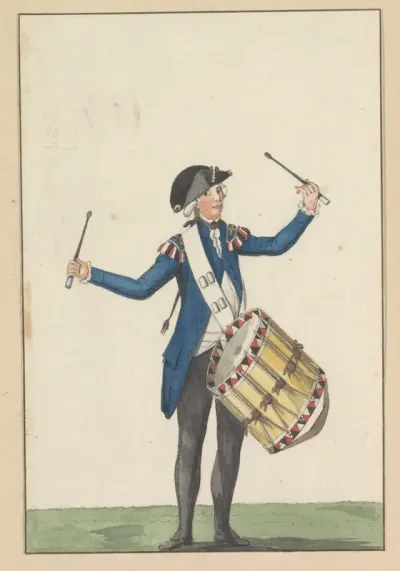 Tamboer van het Genootschap tot Nut der Schutterij te Amsterdam, 1787