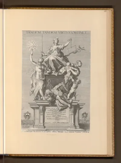 Tandem Tandem virtus obtinet: Justitia, Zeit und Caritas