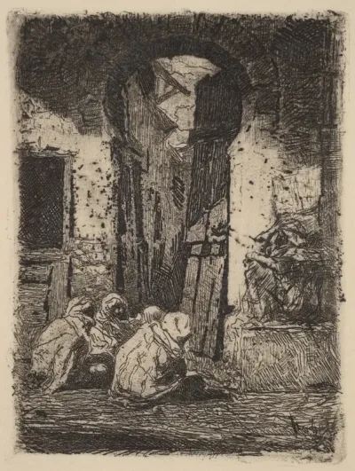 Tánger (Seated Arabs)