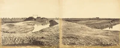 Tangkoo Fort After Its Capture, Showing the French and English Entrance, August 10