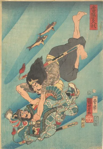 Tanmeijirō Genshōgo Fighting Under Water
