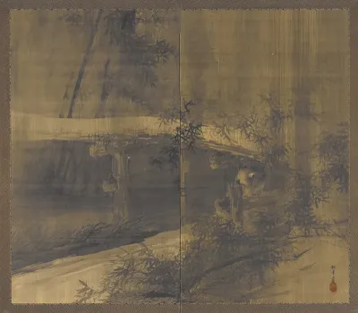 Tanuki under a Bridge