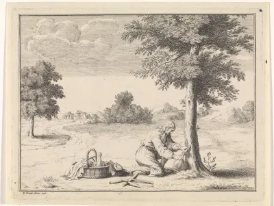 Tappen van vocht uit een boom