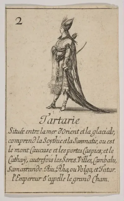 Tartarie, from "Jeu de la Géographie"