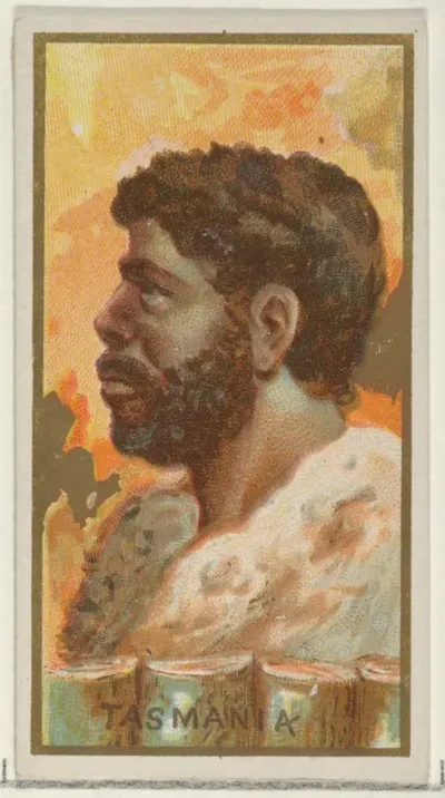 Tasmania, from the Types of All Nations series (N24) for Allen & Ginter Cigarettes