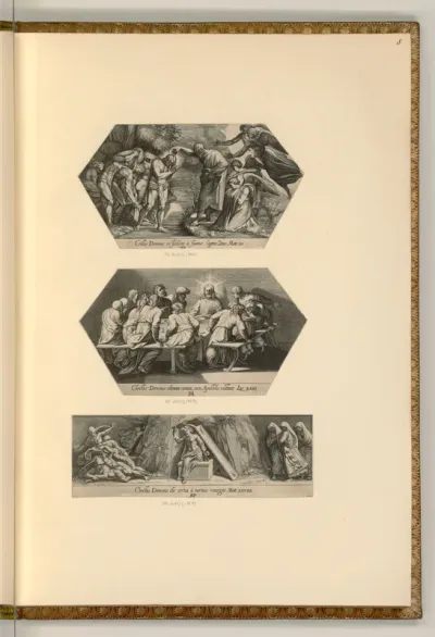 Taufe Christi; Letztes Abendmahl; Auferstehung Christi