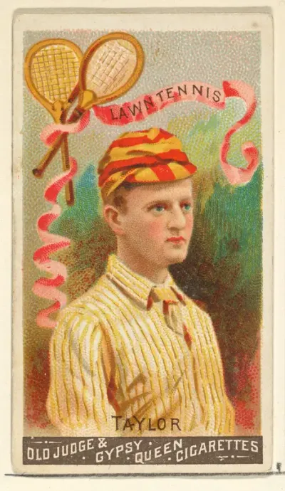Taylor, Lawn Tennis, from the Goodwin Champion series for Old Judge and Gypsy Queen Cigarettes