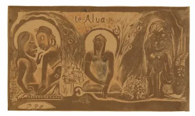 Te atua (The God), from the Noa Noa Suite