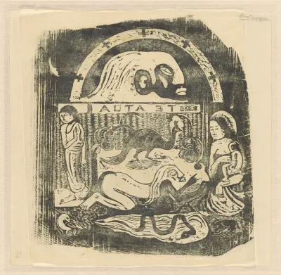 Te Atua (The Gods) Small Plate [recto]