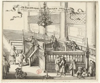 Teba (bima) van de Portugese Synagoge te Amsterdam