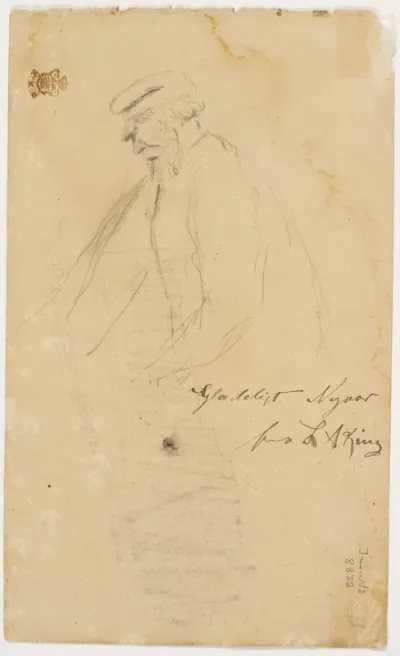 Teglværksarbejder i halvfigur, profil m.v.