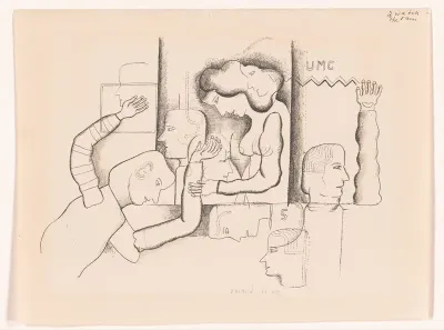 Tekening 3. Watch the rain