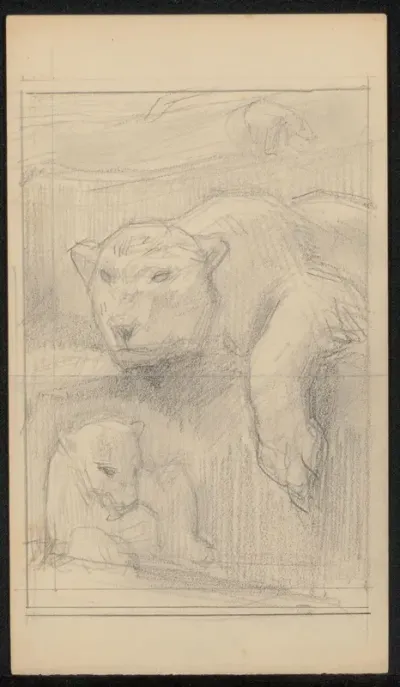 Tekening uit archief Jan Veth