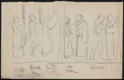 Tekening uit archief Jan Veth