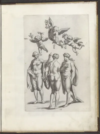 Tekenvoorbeeld van de drie gratiën