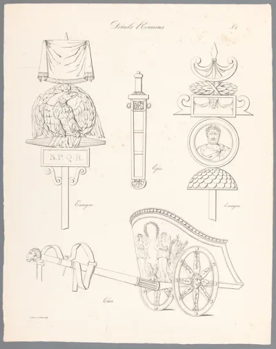Tekenvoorbeelden Romeinse voorwerpen